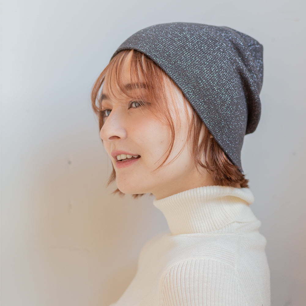 ラメニットビーニー